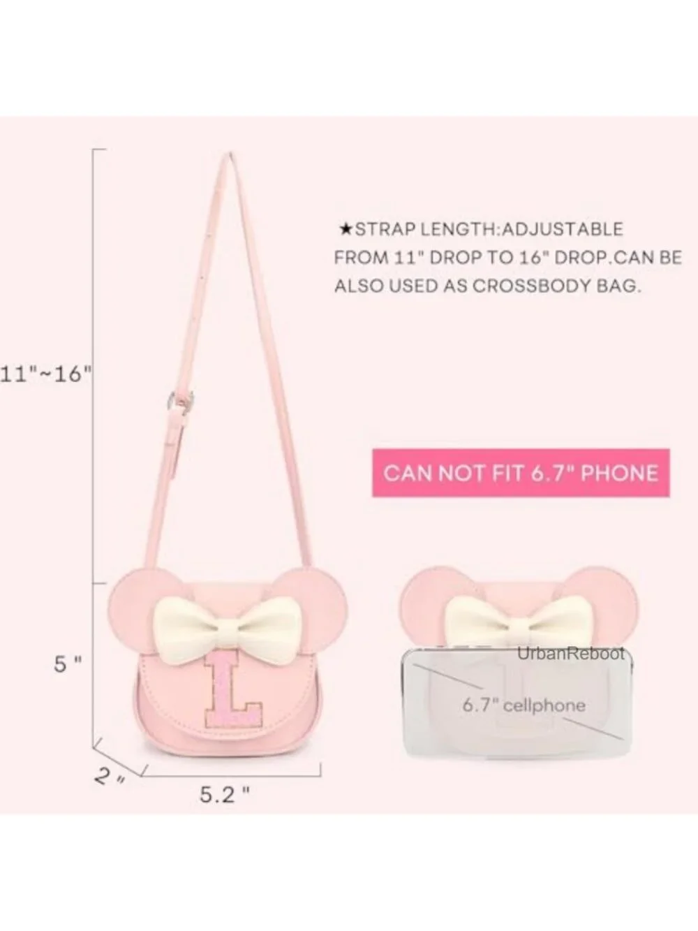 Girls Toddler Purse Set Faux Leather Heart Wristlet Gift for Kids